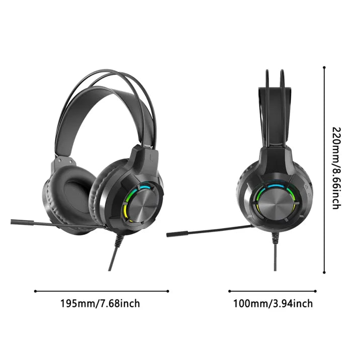SY-G45 RGB Gaming Headset with Stereo Sound | Extended Microphone