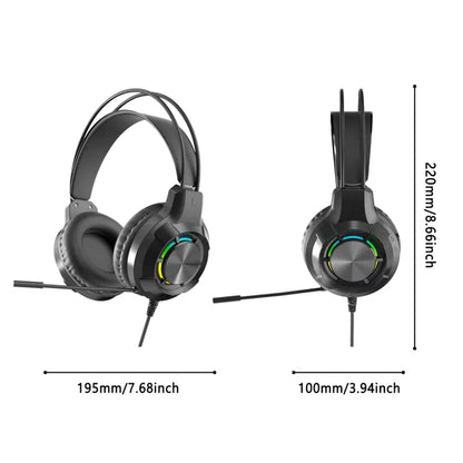 SY-G45 RGB Gaming Headset with Stereo Sound | Extended Microphone