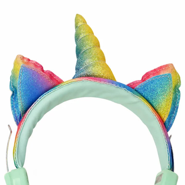 Mint Unicorn Bluetooth Headphones For Girls