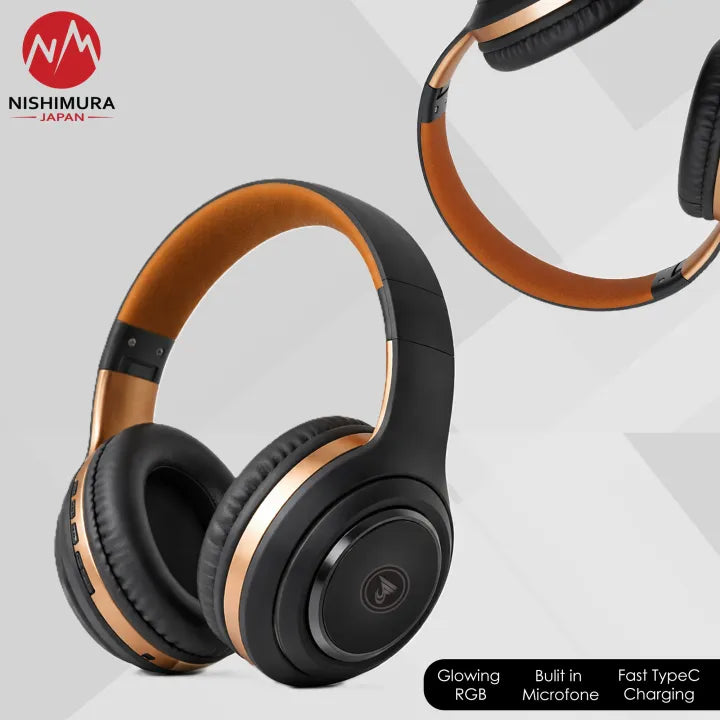 RGB Wireless Bluetooth Headphones