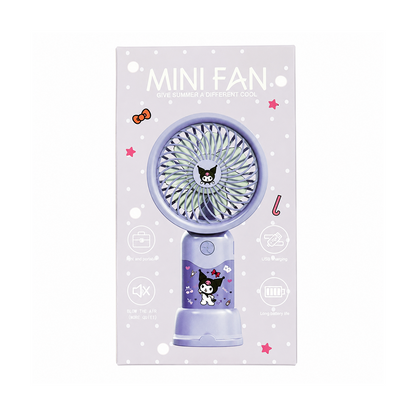 Portable Mini Fan With Phone Stand & USB Rechargeable Design