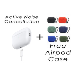 AirPods Pro 2nd Gen - ANC & Transparency Mode - Swipe Volume Control - Premium Sound Quality