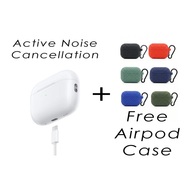 AirPods Pro 2nd Gen - ANC & Transparency Mode - Swipe Volume Control - Premium Sound Quality
