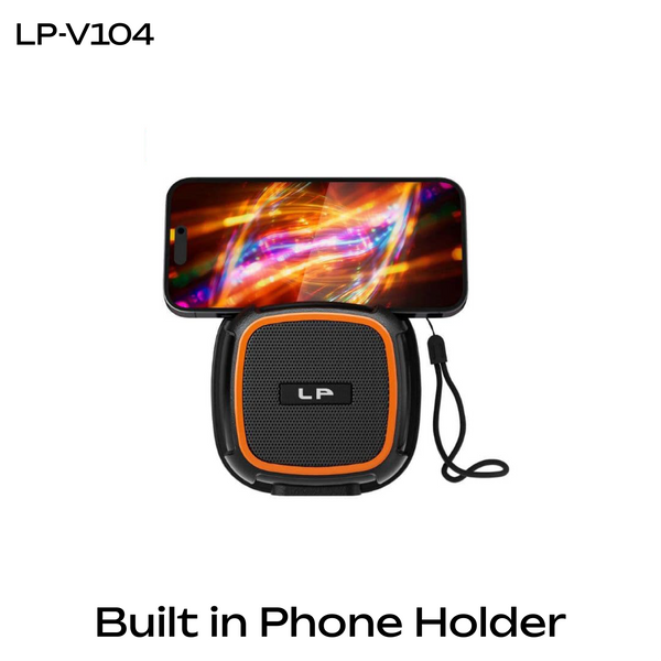 LP-V104 Mini Portable Speaker & Mobile Holder