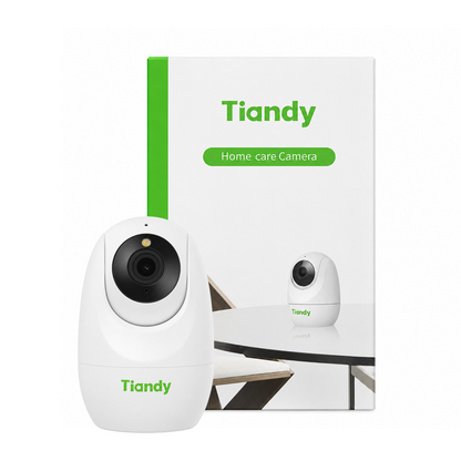 Tiandy Home Care Camera – Smart WiFi Indoor Security Camera with 2 Years Replacement Warranty