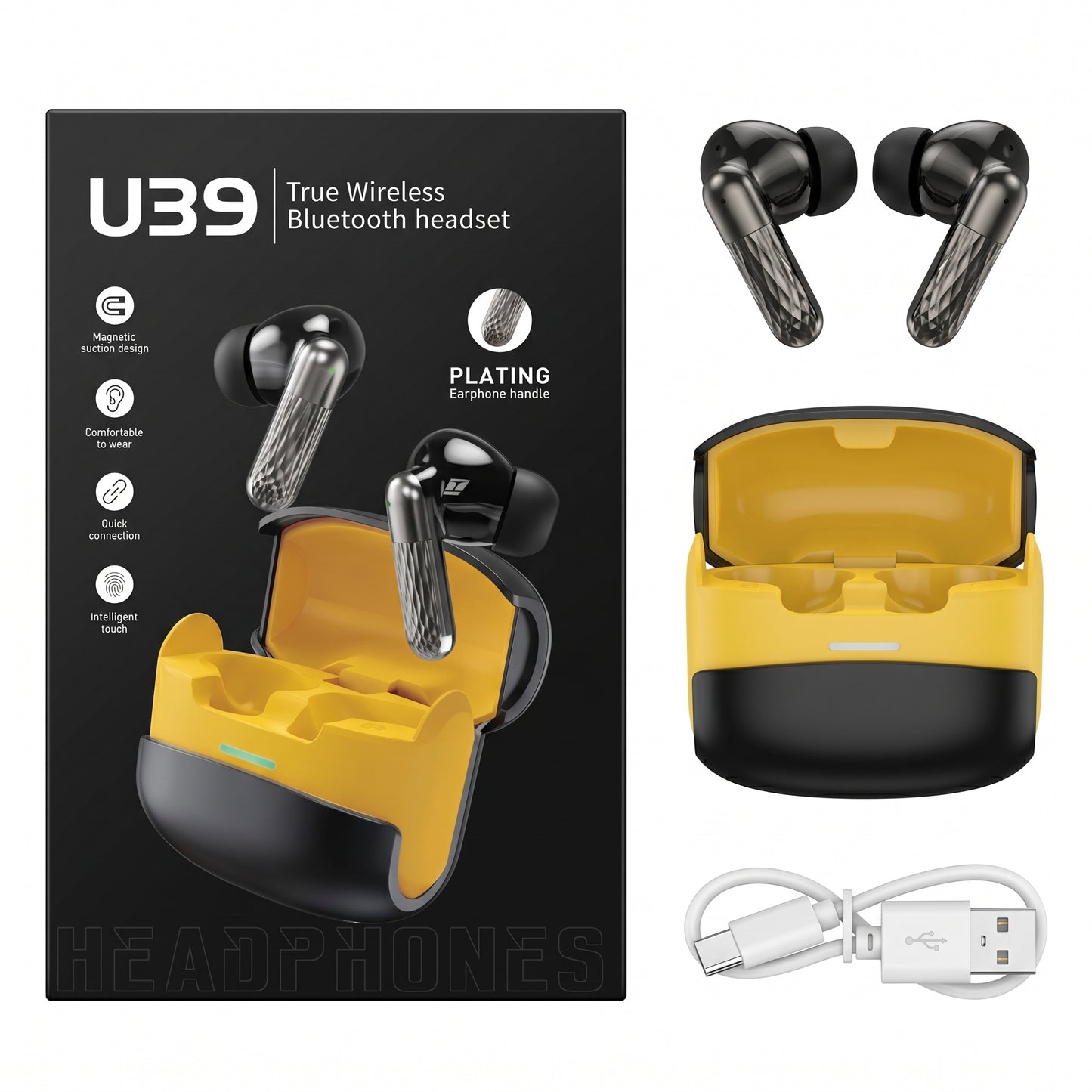 U39 True Wireless Bluetooth Earphones