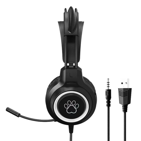SY-G35 Cat Ear RGB Gaming Headset Built for Gaming