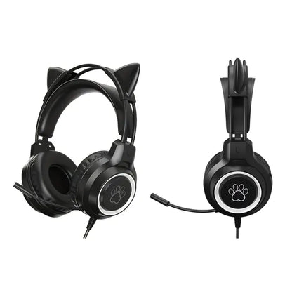SY-G35 Cat Ear RGB Gaming Headset Built for Gaming