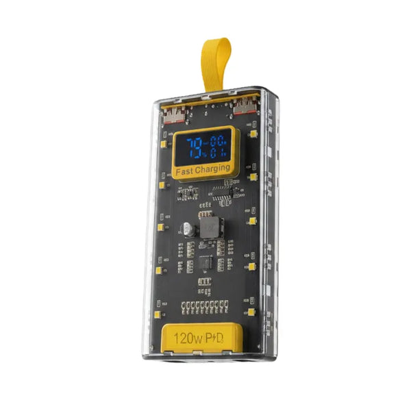 Transparent 20000mAh Power Bank | Built in Flashlight