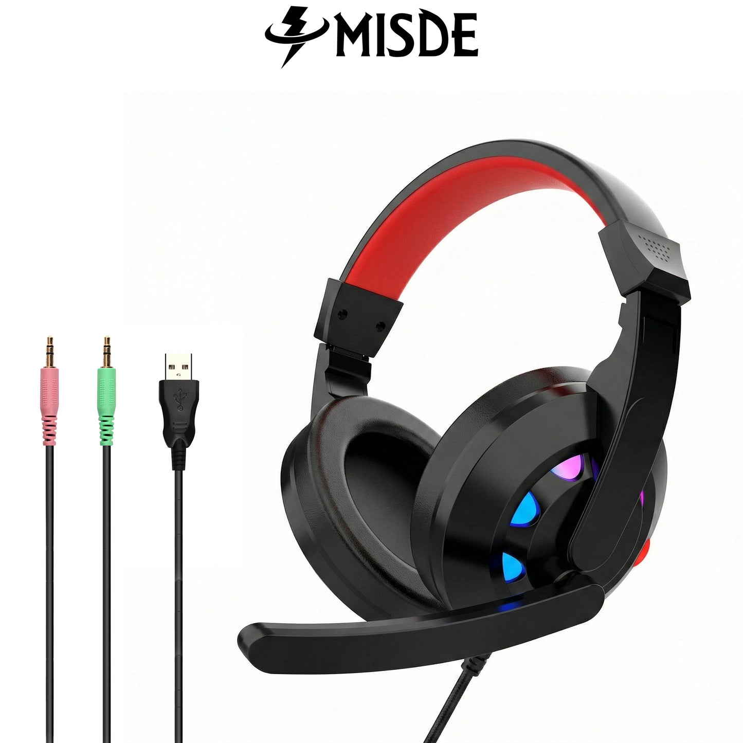 MISDE A65 RGB Gaming Headset for Immersive Gaming